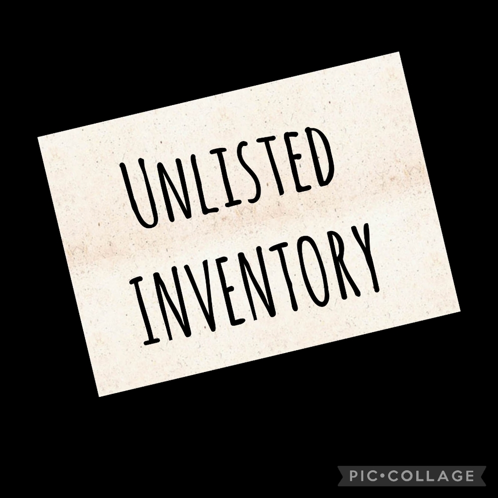 Unlisted Inventory Sign